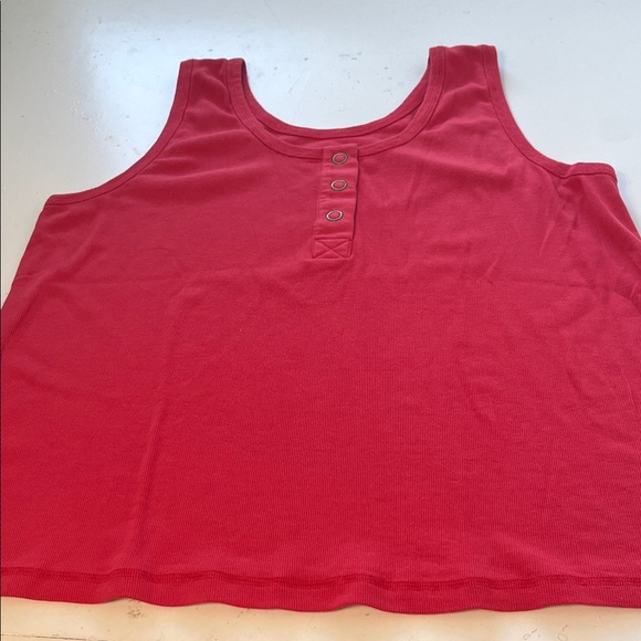 Bass Pro XXL Pink Sleeveless Basic Tank Top 3 Button Up - Picture 1 of 5